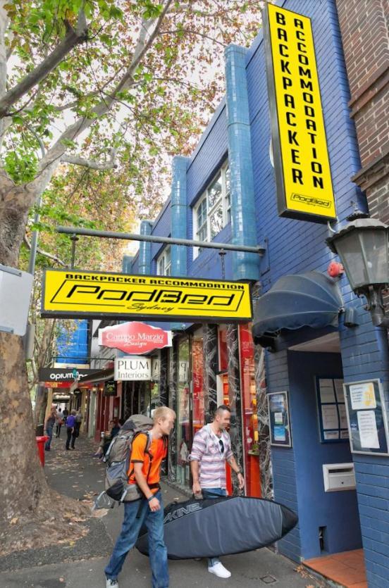 Podbed Sydney Hostel Exterior foto